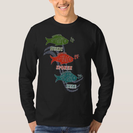 Musik, die hier gespielt wird T-Shirt (Vorderseite)