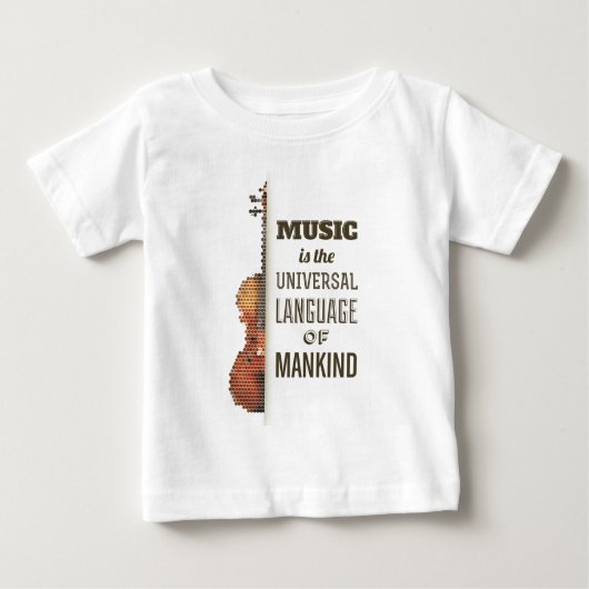 Musik Die Universelle Sprache | Ruffle-T-Shirt Baby T-shirt (Vorderseite)