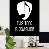 Musik Dieser Ton ist am Bersten Poster (Heimbüro)