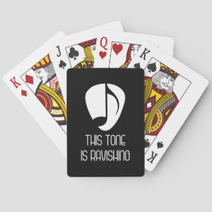 Musik Dieser Ton ist am Bersten Spielkarten