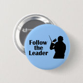 Musik-Direktor Mitläufer Button (Vorne & Hinten)