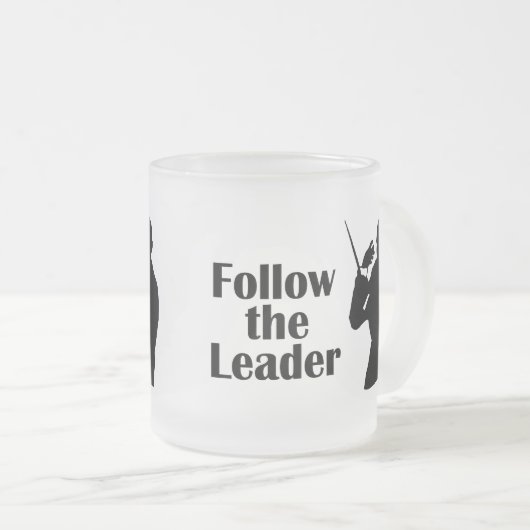 Musik-Direktor Mitläufer Mattglastasse (VorderseiteRechts)