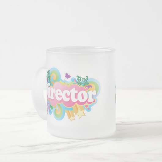 Musik-Direktor Retro Explosion Mattglastasse (Vorderseite Links)