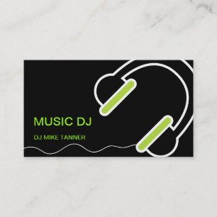 Musik-DJ-Geschäftskarten Visitenkarte