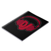 Musik-DJ-Kopfhörer Notizblock (Linke Seite)