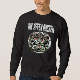 Musik Dj Monkey spielt Musik Rock The Monke Sweatshirt
