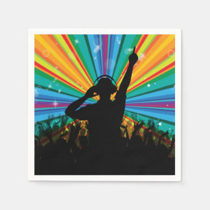 Musik DJ-Papierservietten Serviette