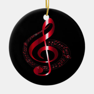 Musik DJ Regge Rock-Gitarre Männer und Frauen Keramik Ornament