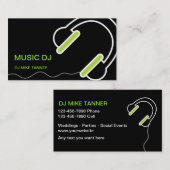 Musik DJ-Visitenkarten Visitenkarte (Vorne/Hinten)