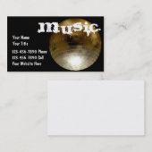 Musik DJ-Visitenkarten Visitenkarte (Vorne/Hinten)