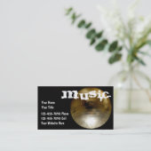 Musik DJ-Visitenkarten Visitenkarte (Stehend Vorderseite)