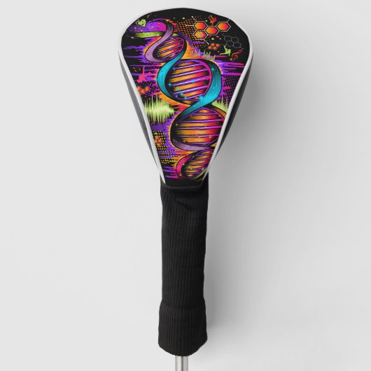 Musik-DNA Golf Headcover (Vorderseite)