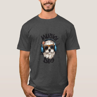 Musik Dog Freunde T-Shirt