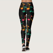 Musik drucken leggings (Rückseite)
