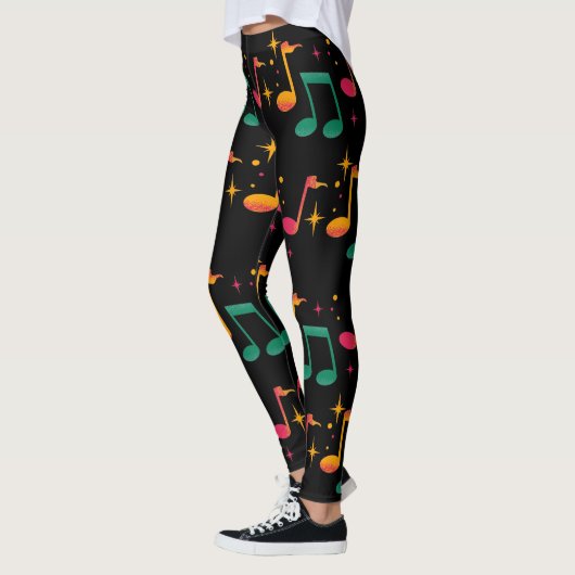 Musik drucken leggings (Links)