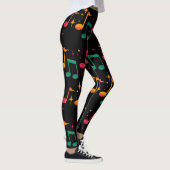 Musik drucken leggings (Rechts)