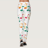 Musik drucken leggings (Rückseite)