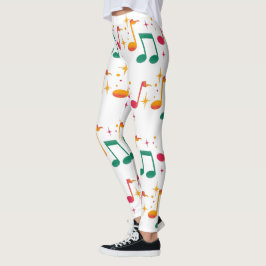 Musik drucken leggings