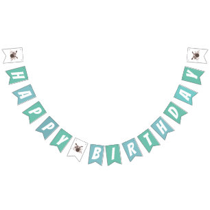 Musik, Drum-Set, Geburtstag, BUNNING BANNER
