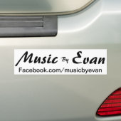Musik durch Evan-Autoaufkleber Facebook Autoaufkleber (Auf Auto)