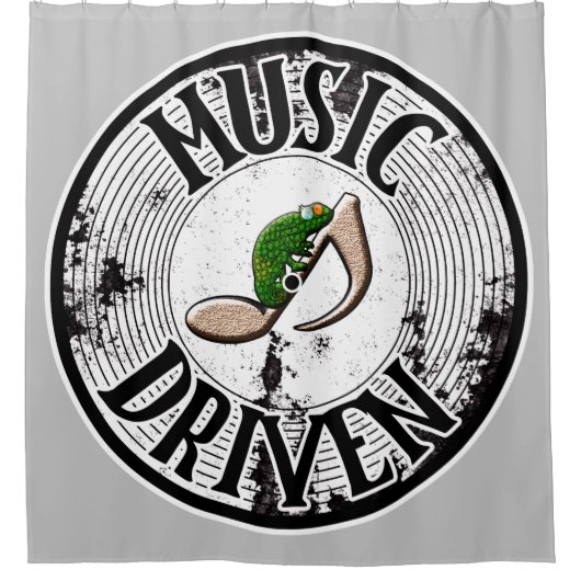 Musik Duschvorhang (Vorderseite)