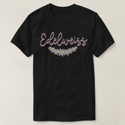 Musik Edelweiss Sticker T-Shirt (Design vorne)