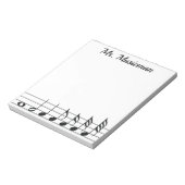 Musik - Editor Notizblock (Rotiert)