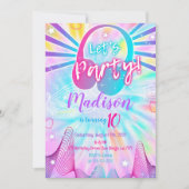 Musik Einladung zum Geburtstag (Vorderseite)