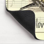 Musik-Entwurf kundengerechtes Mousepad (Ecke)