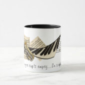 Musik-Entwurfs-Kaffee-Tasse Tasse (Zentrum)