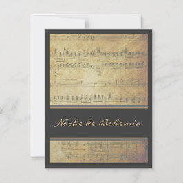 Musik-Erwägungsgrund oder Einladung