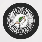 Musik Etiketten (Design 1)