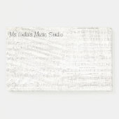 Musik Extra große Post-it-Notizen Post-it Klebezettel (Vorderseite)