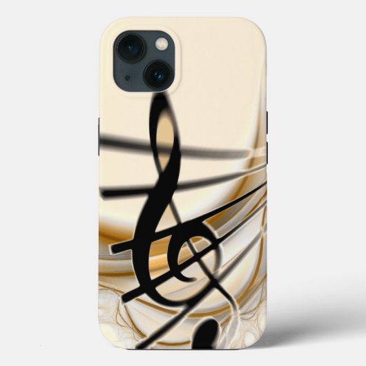 Musik - Fall Case-Mate iPhone mit drei Klammern Hülle (Rückseite)