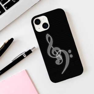 Musik - Fall Treble und Bass Clef iPhone 14 Case-Mate iPhone 14 Hülle
