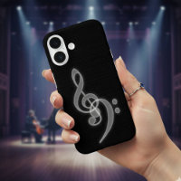 Musik - Fall Treble und Bass Clef iPhone 16