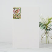 Musik-Fee Briefpapier (Stehend Vorderseite)