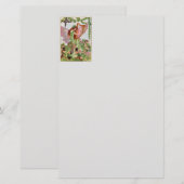 Musik-Fee Briefpapier (Vorne/Hinten)