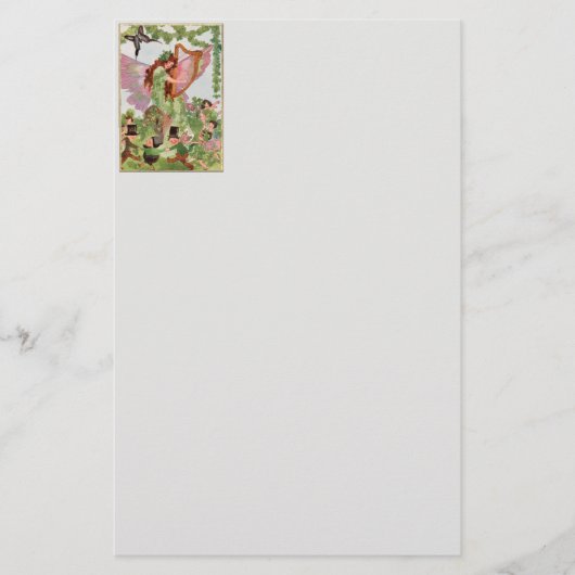 Musik-Fee Briefpapier (Vorderseite)