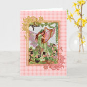 Musik-Fee Karte (Gelbe Blume)