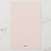 Musik-Fee - Musikgeschichte Briefpapier (Rückseite)