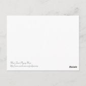 Musik-Fee Musikpostkarte Postkarte (Rückseite)