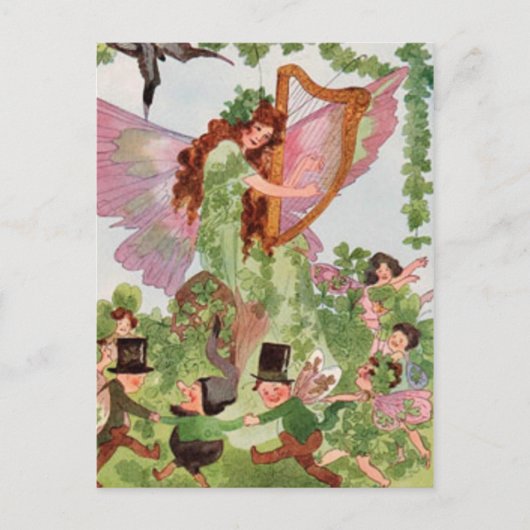 Musik-Fee Postkarte (Vorderseite)