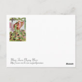 Musik-Fee Postkarte (Rückseite)