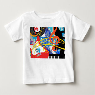 Musik feiern baby t-shirt