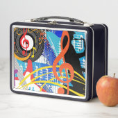 Musik feiern metall brotdose (Beispiel)