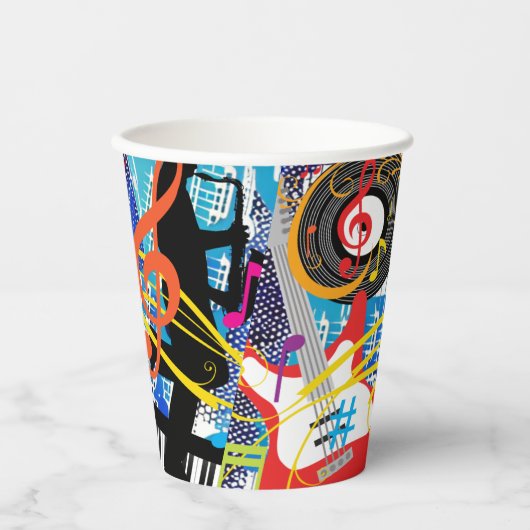 Musik feiern pappbecher (Vorderseite)