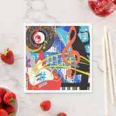 Musik feiern serviette (Beispiel)