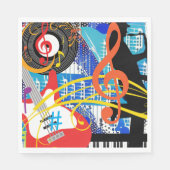 Musik feiern serviette (Vorderseite)