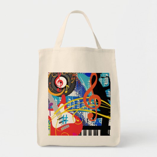 Musik feiern tragetasche (Vorne)